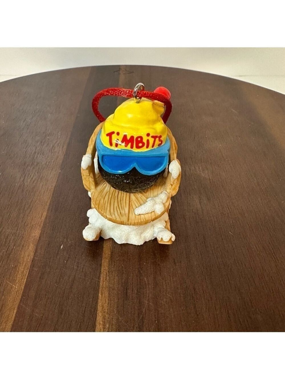 Tim Hortons 2012 Limited Edition Chocolate Timbit Sledding Christmas Ornament